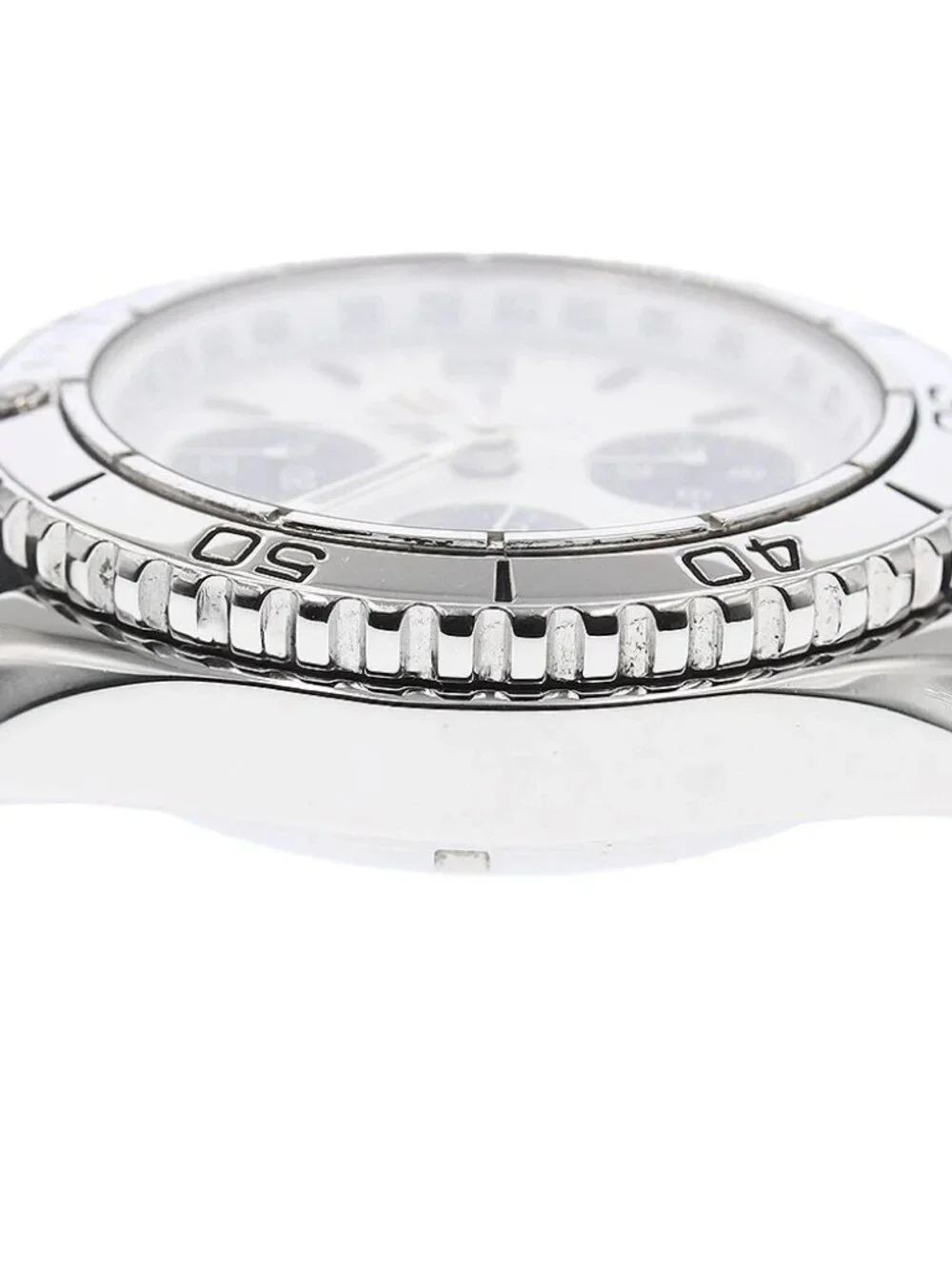 BREITLING Chrono Shark A13051 Date White / black Dial Automatic Men's_968310